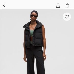 lululemon athletica Black Puffer Vest
